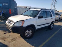 Salvage cars for sale from Copart Hayward, CA: 2004 Honda CR-V LX