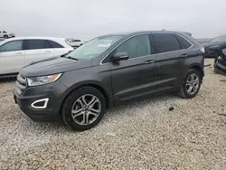 Salvage cars for sale at Taylor, TX auction: 2018 Ford Edge Titanium