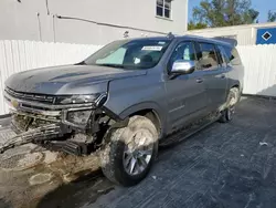 Salvage cars for sale at Opa Locka, FL auction: 2023 Chevrolet Suburban C1500 Premier