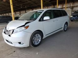 Toyota salvage cars for sale: 2017 Toyota Sienna XLE