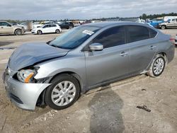 Salvage cars for sale at Houston, TX auction: 2014 Nissan Sentra S