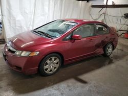 Salvage cars for sale at Ebensburg, PA auction: 2010 Honda Civic LX