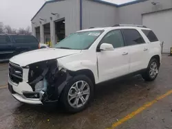 Salvage cars for sale at Rogersville, MO auction: 2015 GMC Acadia SLT-1