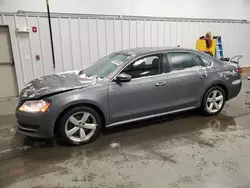 Salvage cars for sale at Windham, ME auction: 2012 Volkswagen Passat SE