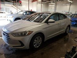 Salvage cars for sale at New Britain, CT auction: 2017 Hyundai Elantra SE