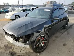 Salvage cars for sale at Los Angeles, CA auction: 2021 Mercedes-Benz GLC 43 4matic AMG