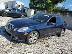 Vehiculos salvage en venta de Copart Opa Locka, FL: 2011 Mercedes-Benz E 350 4matic