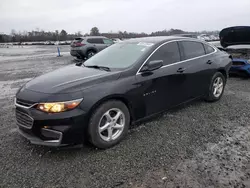 Salvage cars for sale at Lumberton, NC auction: 2018 Chevrolet Malibu LS