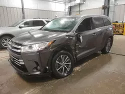 Salvage cars for sale at Casper, WY auction: 2018 Toyota Highlander SE