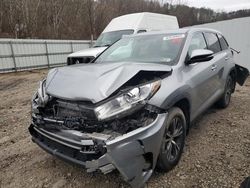 Salvage cars for sale at Hurricane, WV auction: 2019 Toyota Highlander LE