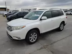 Toyota Vehiculos salvage en venta: 2013 Toyota Highlander Base