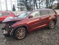 Toyota Highlander se salvage cars for sale: 2018 Toyota Highlander SE