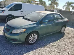 Toyota salvage cars for sale: 2009 Toyota Corolla Base