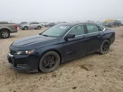 Chevrolet salvage cars for sale: 2017 Chevrolet Impala LS