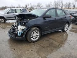 Salvage cars for sale from Copart Bridgeton, MO: 2021 Chevrolet Equinox LS