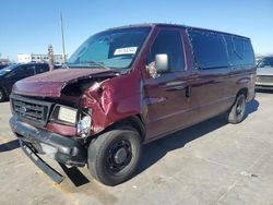 Salvage cars for sale at Grand Prairie, TX auction: 2004 Ford Econoline E150 Wagon