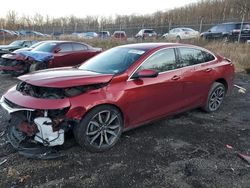 Chevrolet salvage cars for sale: 2021 Chevrolet Malibu RS