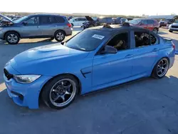 Salvage cars for sale at Grand Prairie, TX auction: 2015 BMW M3