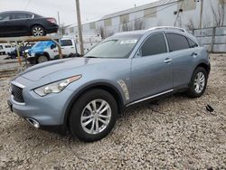 Salvage cars for sale at Franklin, WI auction: 2017 Infiniti QX70