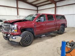 Chevrolet Silverado k1500 lt salvage cars for sale: 2015 Chevrolet Silverado K1500 LT