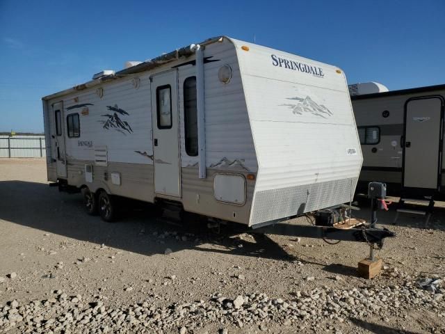 2010 Springdale/ Sprinter Travel Trailer