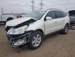 Salvage cars for sale at Elgin, IL auction: 2011 Chevrolet Traverse LT