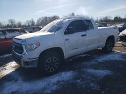 Salvage cars for sale from Copart Chalfont, PA: 2015 Toyota Tundra Double Cab SR