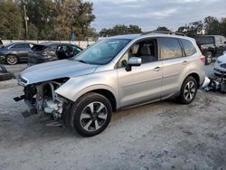 Subaru salvage cars for sale: 2018 Subaru Forester 2.5I Premium