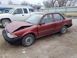 Salvage cars for sale at Wichita, KS auction: 1989 Toyota Corolla DLX