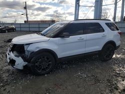 Ford Explorer salvage cars for sale: 2018 Ford Explorer XLT