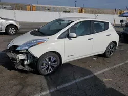 Nissan salvage cars for sale: 2017 Nissan Leaf S