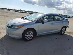 2012 Honda Civic LX en venta en Arcadia, FL