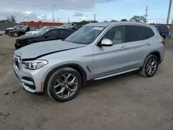 2020 BMW X3 SDRIVE30I en venta en Homestead, FL