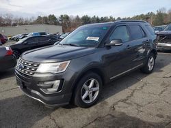 Salvage cars for sale at Exeter, RI auction: 2016 Ford Explorer XLT