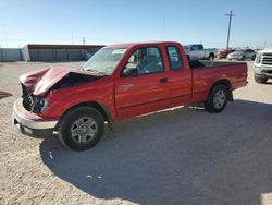 Salvage trucks for sale at Andrews, TX auction: 2004 Toyota Tacoma Xtracab