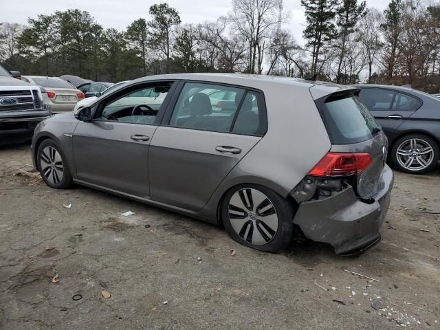 2016 Volkswagen E-GOLF SEL Premium