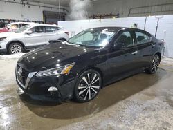 Salvage cars for sale at Candia, NH auction: 2021 Nissan Altima Platinum