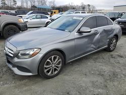 Salvage cars for sale at Spartanburg, SC auction: 2015 Mercedes-Benz C 300 4matic