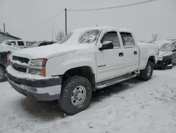 Salvage cars for sale at Pekin, IL auction: 2003 Chevrolet Silverado K2500 Heavy Duty