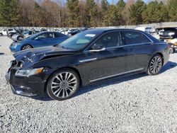 2017 Lincoln Continental Reserve en venta en Gainesville, GA