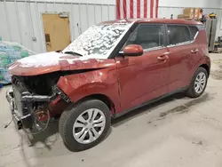 Salvage cars for sale at Des Moines, IA auction: 2022 KIA Soul LX