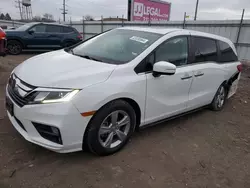 Salvage cars for sale at Chicago Heights, IL auction: 2020 Honda Odyssey EXL