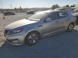 Salvage cars for sale at Mentone, CA auction: 2013 KIA Optima Hybrid