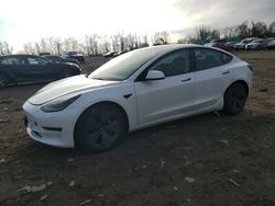 Carros salvage a la venta en subasta: 2022 Tesla Model 3