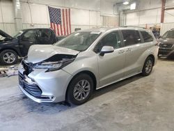 Salvage cars for sale from Copart Cleveland: 2024 Toyota Sienna XLE