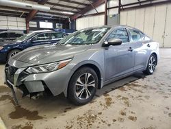 Salvage cars for sale at East Granby, CT auction: 2021 Nissan Sentra SV