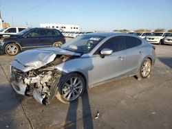 Salvage cars for sale at Grand Prairie, TX auction: 2017 Mazda 3 Touring