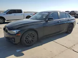 Salvage cars for sale at Grand Prairie, TX auction: 2014 BMW 328 I