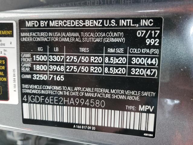 2017 Mercedes-Benz GLS 450 4matic