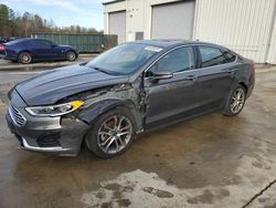 Salvage cars for sale at Gaston, SC auction: 2019 Ford Fusion SEL